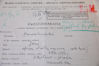 Prezentacja znaczka poświęconego wybitnemu kryptologowi Janowi Kowalewskiemu – Warszawa, 30 czerwca 2020. Fot. Sławek Kasper (IPN)