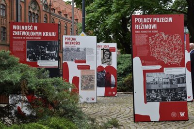 Otwarcie wystawy IPN „Tu rodziła się Solidarność” w Bydgoszczy – 1 lipca 2020. Fot. IPN