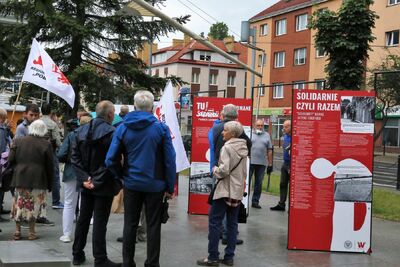 Otwarcie wystawy IPN „TU rodziła się »Solidarność«” – Koszalin, 1 lipca 2020. Fot. IPN