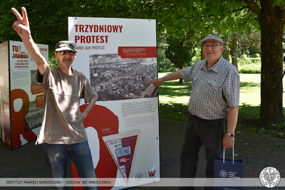 Otwarcie wystawy IPN „TU rodziła się »Solidarność«” – Duszniki, 1 lipca 2020. Fot. IPN