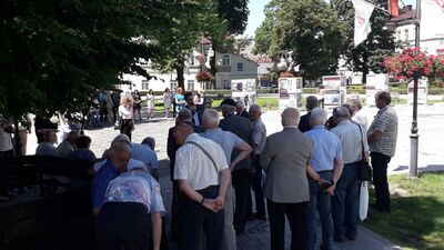 Otwarcie wystawy IPN „TU rodziła się »Solidarność«” – Radom, 1 lipca 2020. Fot. IPN