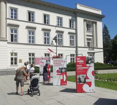 Otwarcie wystawy IPN „TU rodziła się »Solidarność«” – Radom, 1 lipca 2020. Fot. IPN