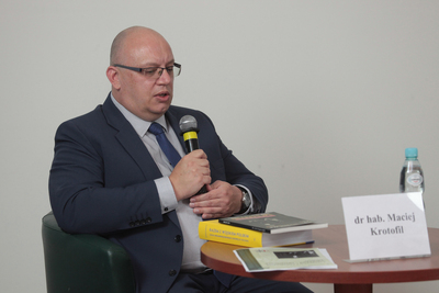 Dyskusja wokół książki Andrija Rukkasa „Razem z Wojskiem Polskim. Armia Ukraińskiej Republiki Ludowej w 1920 r.” – 8 lipca 2020. Fot. Piotr Życieński (IPN)