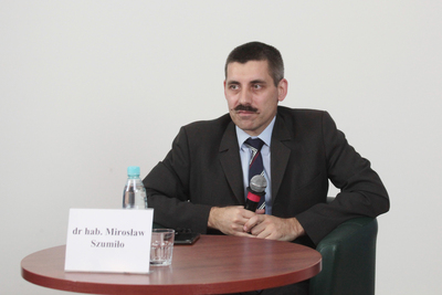 Dyskusja wokół książki Andrija Rukkasa „Razem z Wojskiem Polskim. Armia Ukraińskiej Republiki Ludowej w 1920 r.” – 8 lipca 2020. Fot. Piotr Życieński (IPN)