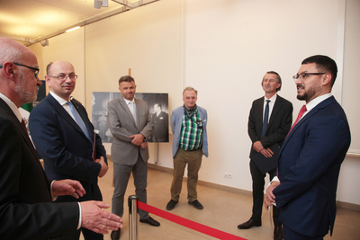 Otwarcie wystawy „Meksyk i Polska: wspólna droga. Wizyta generała Władysława Sikorskiego w Meksyku w 1942 roku” – Warszawa, 9 lipca 2020. Fot. Piotr Życieński (IPN)