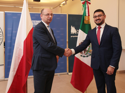 Otwarcie wystawy „Meksyk i Polska: wspólna droga. Wizyta generała Władysława Sikorskiego w Meksyku w 1942 roku” – Warszawa, 9 lipca 2020. Fot. Piotr Życieński (IPN)