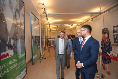 Otwarcie wystawy „Meksyk i Polska: wspólna droga. Wizyta generała Władysława Sikorskiego w Meksyku w 1942 roku” – Warszawa, 9 lipca 2020. Fot. Piotr Życieński (IPN)