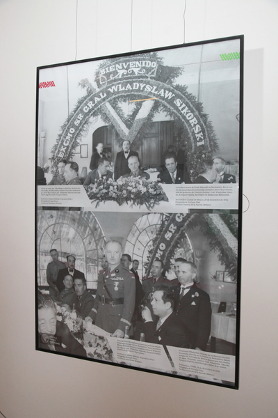 Wystawa „Meksyk i Polska: wspólna droga. Wizyta generała Władysława Sikorskiego w Meksyku w 1942 roku” – Warszawa, 9 lipca – 7 sierpnia 2020. Fot. Piotr Życieński (IPN)