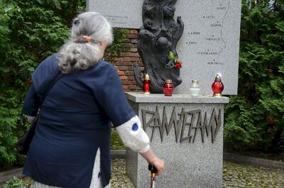 11.07.2020. Krakowskie uroczystości w 77. rocznicę tzw. krwawej niedzieli na Wołyniu. Fot. Janusz Ślęzak (IPN)