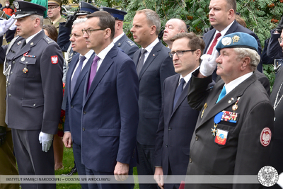 11.07.2020 – uroczystości we Wrocławiu w 77. rocznicę tzw. krwawej niedzieli na Wołyniu. Fot. IPN