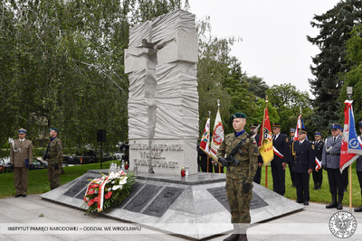 11.07.2020 – uroczystości we Wrocławiu w 77. rocznicę tzw. krwawej niedzieli na Wołyniu. Fot. IPN