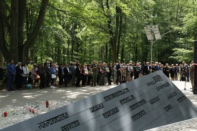 11.07.2020 – uroczystości w Szczecinie w 77. rocznicę tzw. krwawej niedzieli na Wołyniu. Fot. IPN