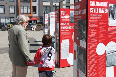 Otwarcie wystawy IPN „TU rodziła się »Solidarność«” – Lębork, 21 lipca 2020