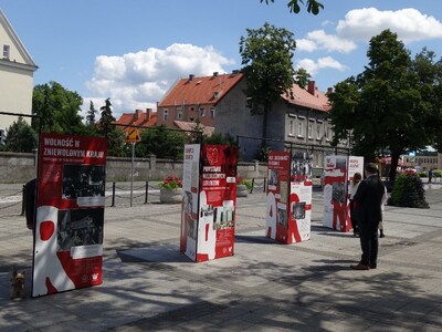 Otwarcie wystawy IPN „TU rodziła się »Solidarność«” – Nowa Sól, 21 lipca 2020. Fot. Witold Sobócki