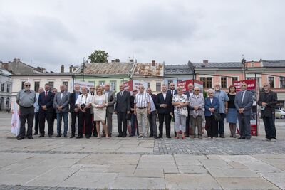 Otwarcie wystawy „TU rodziła się Solidarność” – Nowy Sącz, 21 lipca 2020. Fot. Agnieszka Masłowska IPN