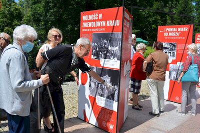 Otwarcie wystawy „TU rodziła się Solidarność” – Starachowice, 21 lipca 2020. Fot. Katarzyna Pronobis (IPN)