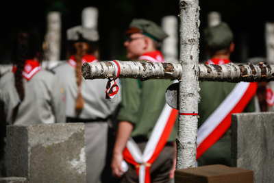 Uroczystości w 76. rocznicę wybuchu Powstania Warszawskiego – 1 sierpnia 2020. Fot. Sławek Kasper (IPN)