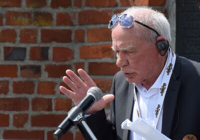 Nadir Dedić, ocalały z obozu Jasenovac. Zamordowano 81 członków jego rodziny. W 1970 roku był inicjatorem pomnika romskich ofiar w Žeravicy w Bośni i Herzegowinie, w ówczesnej Jugosławii. (fot. Maciej Foks)