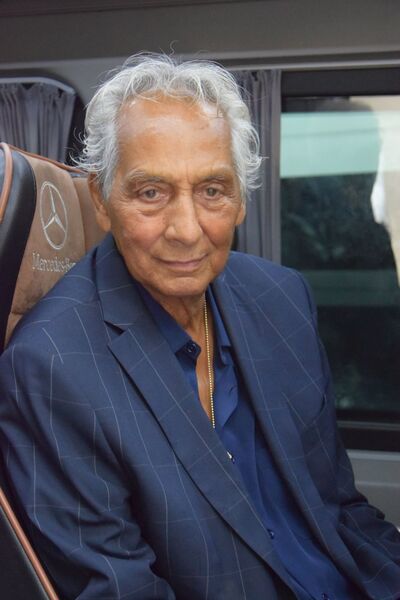 Peter Höllenreiner, chrześcijanin Sinti z Niemiec, były więzień KL Auschwitz o numerze Z-3531 (fot. Maciej Foks)