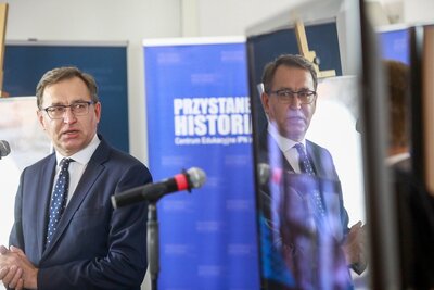 Dr Jarosław Szarek, prezes Instytutu Pamięci Narodowej – 11 sierpnia 2020. Fot. Sławek Kasper (IPN)