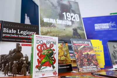 Konferencja prasowana temat działań IPN w związku z 100. rocznicą Bitwy Warszawskiej – 11 sierpnia 2020. Fot. Sławek Kasper (IPN)