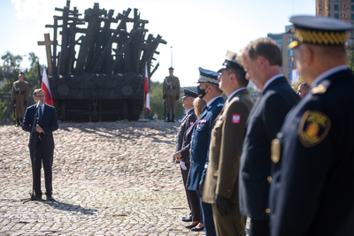 W hołdzie ofiarom „Operacji polskiej” NKWD w latach 1937–1938 – Warszawa, 11 sierpnia 2020. Fot. Sławek Kasper (IPN)