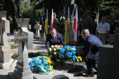 Uroczystości w 100. rocznicę zawarcia sojuszu Piłsudski-Petlura – Warszawa, 14 sierpnia 2020. Fot. Piotr Życieński (IPN)