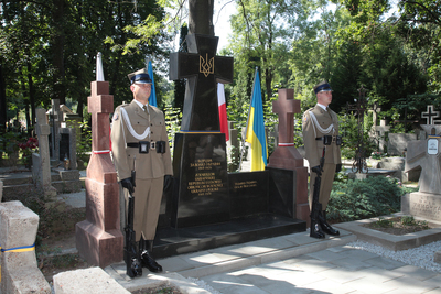 Uroczystości w 100. rocznicę zawarcia sojuszu Piłsudski-Petlura – Warszawa, 14 sierpnia 2020. Fot. Piotr Życieński (IPN)