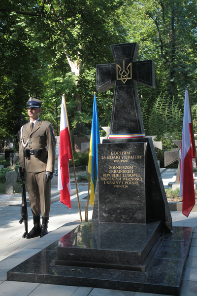 Uroczystości w 100. rocznicę zawarcia sojuszu Piłsudski-Petlura – Warszawa, 14 sierpnia 2020. Fot. Piotr Życieński (IPN)
