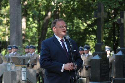 Uroczystości w 100. rocznicę zawarcia sojuszu Piłsudski-Petlura – Warszawa, 14 sierpnia 2020. Fot. Piotr Życieński (IPN)