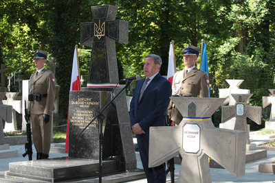 Uroczystości w 100. rocznicę zawarcia sojuszu Piłsudski-Petlura – Warszawa, 14 sierpnia 2020. Fot. Piotr Życieński (IPN)