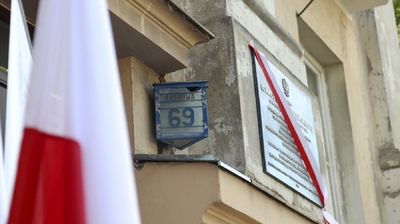 Uroczystość odsłonięcia tablicy poświęconej Halinie Konopackiej i płk. dypl. Ignacemu Matuszewskiemu – Warszawa, 14 sierpnia 2020. Fot. Mateusz Niegowski (IPN)