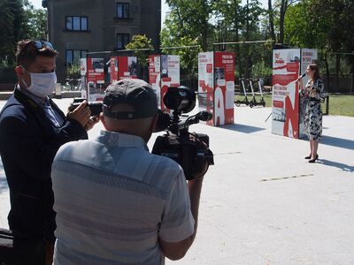 Otwarcie wystawy „TU rodziła się Solidarność” w Piotrkowie Trybunalskim – 14 sierpnia 2020