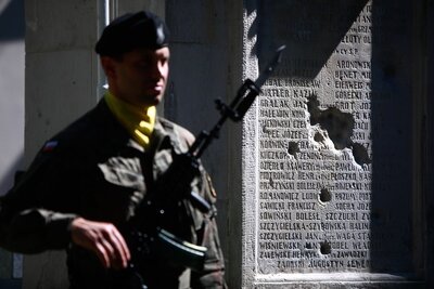 Uroczystości w 100. rocznicę Bitwy Warszawskiej 1920 – Ossów, 15 sierpnia 2020. Fot. Sławek Kasper (IPN)