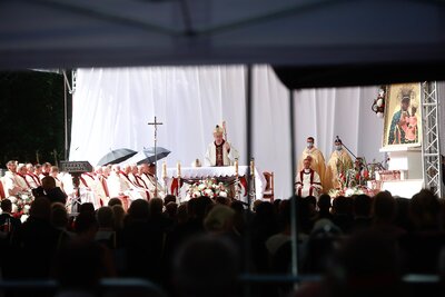 Uroczystości w 100. rocznicę Bitwy Warszawskiej 1920 – Ossów, 15 sierpnia 2020. Fot. Sławek Kasper (IPN)