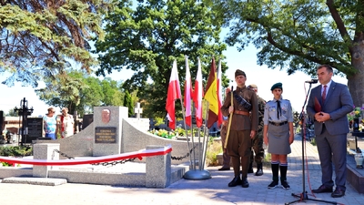 Węgrów –  mogiła żołnierzy Wojska Polskiego poległych podczas wojny polsko-bolszewickiej – 15 sierpnia 2020. Fot. M.N.