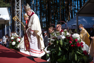 Uroczystości w 100. rocznicę Bitwy Warszawskiej 1920 – Ossów, 15 sierpnia 2020. Fot. Sławek Kasper (IPN)