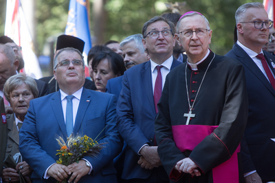 Uroczystości w 100. rocznicę Bitwy Warszawskiej 1920 – Ossów, 15 sierpnia 2020. Fot. Sławek Kasper (IPN)