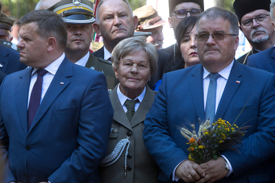 Uroczystości w 100. rocznicę Bitwy Warszawskiej 1920 – Ossów, 15 sierpnia 2020. Fot. Sławek Kasper (IPN)