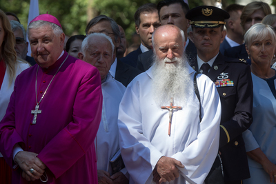 Uroczystości w 100. rocznicę Bitwy Warszawskiej 1920 – Ossów, 15 sierpnia 2020. Fot. Sławek Kasper (IPN)