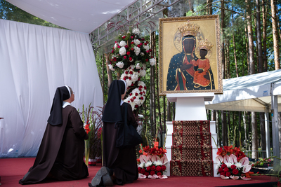 Uroczystości w 100. rocznicę Bitwy Warszawskiej 1920 – Ossów, 15 sierpnia 2020. Fot. Sławek Kasper (IPN)