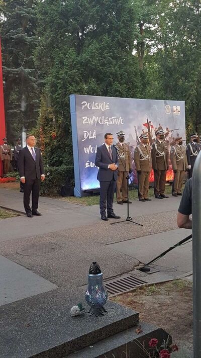 Apel pamięci na Powązkach Wojskowych – Warszawa, 14 sierpnia 2020