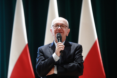 Prof. Włodzimierz Suleja. Debata historyków w Muzeum Józefa Piłsudskiego w Sulejówku – 20 sierpnia 2020. Fot. Sławek Kasper (IPN)