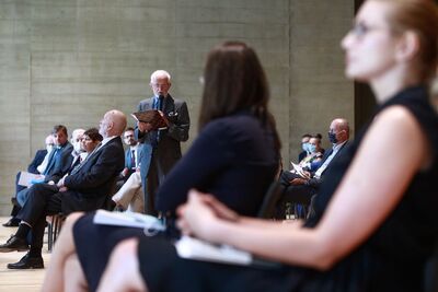 „Bitwa Warszawska. Wojna o wolność Europy” – debata historyków w Muzeum Józefa Piłsudskiego w Sulejówku – 20 sierpnia 2020. Fot. Sławek Kasper (IPN)