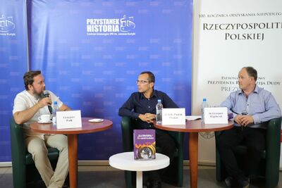 Dyskusja online wokół książki Patryka Pleskota „»Karnawał« po amerykańsku...” – 20 sierpnia 2020. Fot. Aleksandra Wierzchowska (IPN)