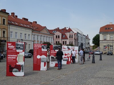 Otwarcie wystawy IPN „TU rodziła się Solidarność” – Konin, 14 sierpnia 2020. Fot. Fot. Witold Sobócki