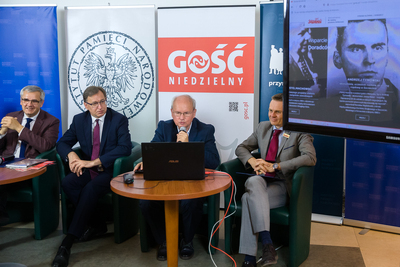 Konferencja prasowa w 40 rocznicę powstania Solidarności – Warszawa, 26 sierpnia 2020. Fot. Sławek Kasper (IPN)