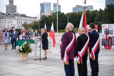 Wręczenie Krzyży Wolności i Solidarności zasłużonym działaczom opozycji antykomunistycznej z lat 1956–1989 – Warszawa, 28 sierpnia 2020. Fot. Sławek Kasper (IPN)