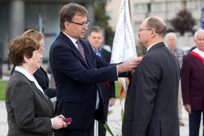 Wręczenie Krzyży Wolności i Solidarności zasłużonym działaczom opozycji antykomunistycznej z lat 1956–1989 – Warszawa, 28 sierpnia 2020. Fot. Sławek Kasper (IPN)
