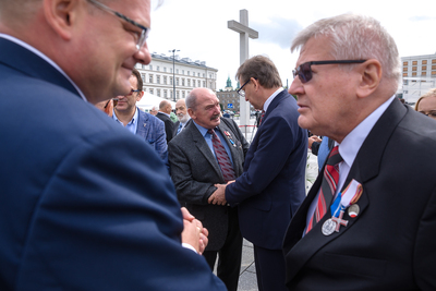 Wręczenie Krzyży Wolności i Solidarności zasłużonym działaczom opozycji antykomunistycznej z lat 1956–1989 – Warszawa, 28 sierpnia 2020. Fot. Sławek Kasper (IPN)